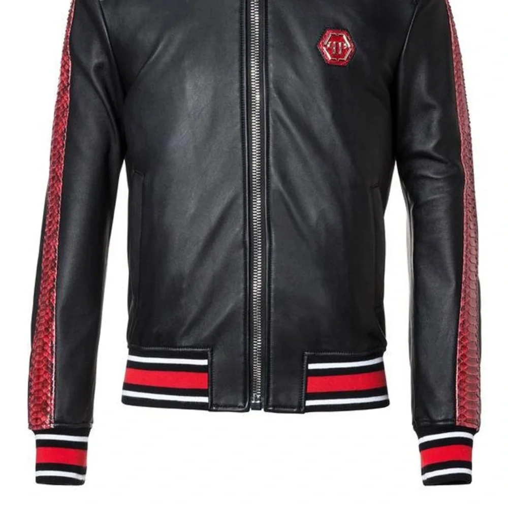 Philipp Plein Leather Python Jacket - Picture 5 of 8